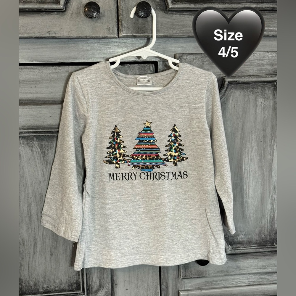 Gray Merry Christmas Shirt